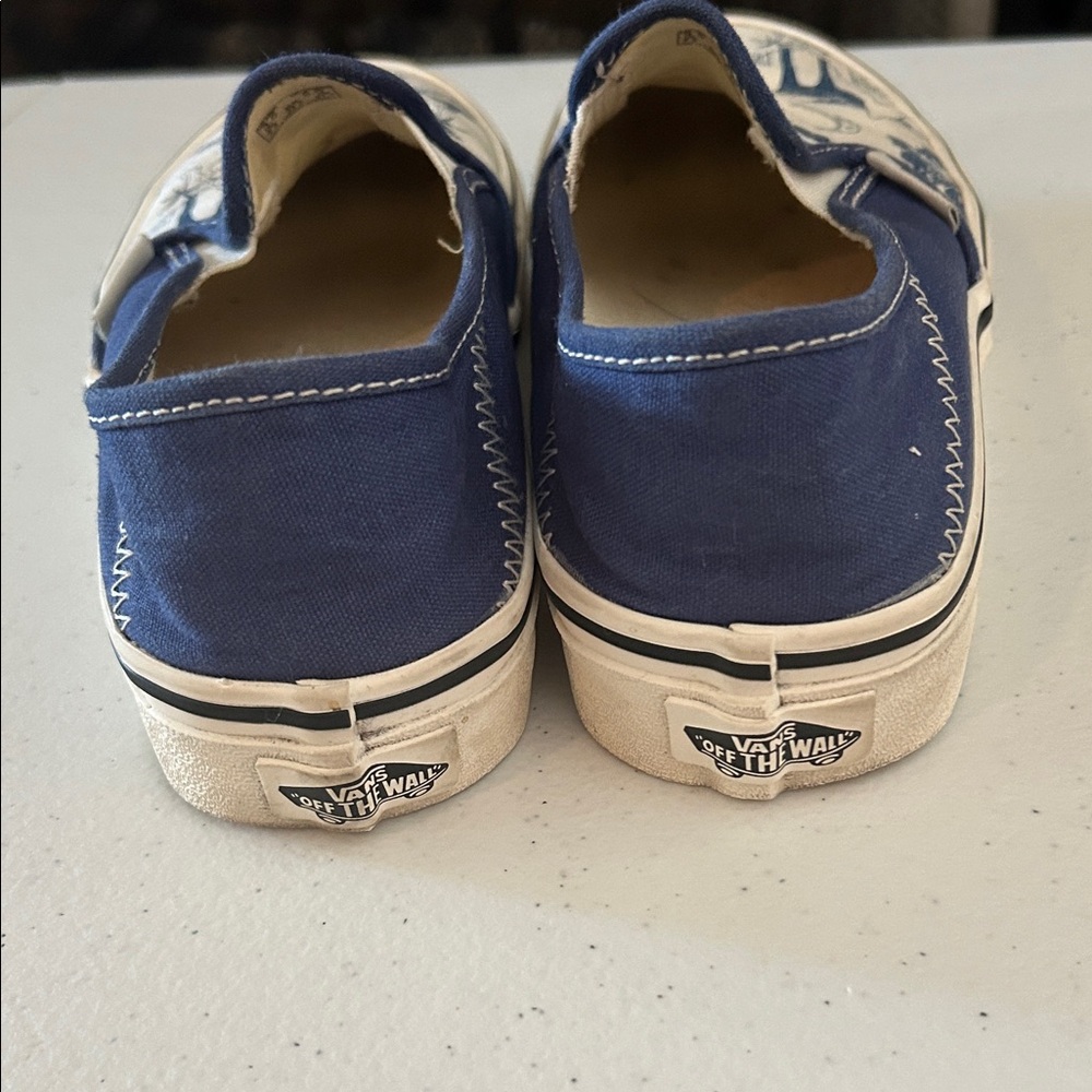 Vans SF Island Dream Ultracush Blue/wht Slip-On Sneakers Size Womens 5 Men’s 3.5 - Picture 5 of 6